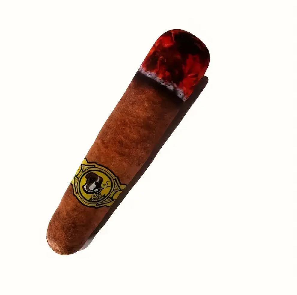 Squeaky Cigar Shaped Toy
